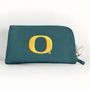 Vintage Profanity Green NCAA Oregon Ducks Logo Wallet Wristlet One Size NWOT